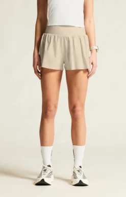Women's Hypervent Wide Shorts - Plaster