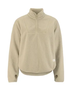 Women's Join Pile Fleece Half-Zip - Hay