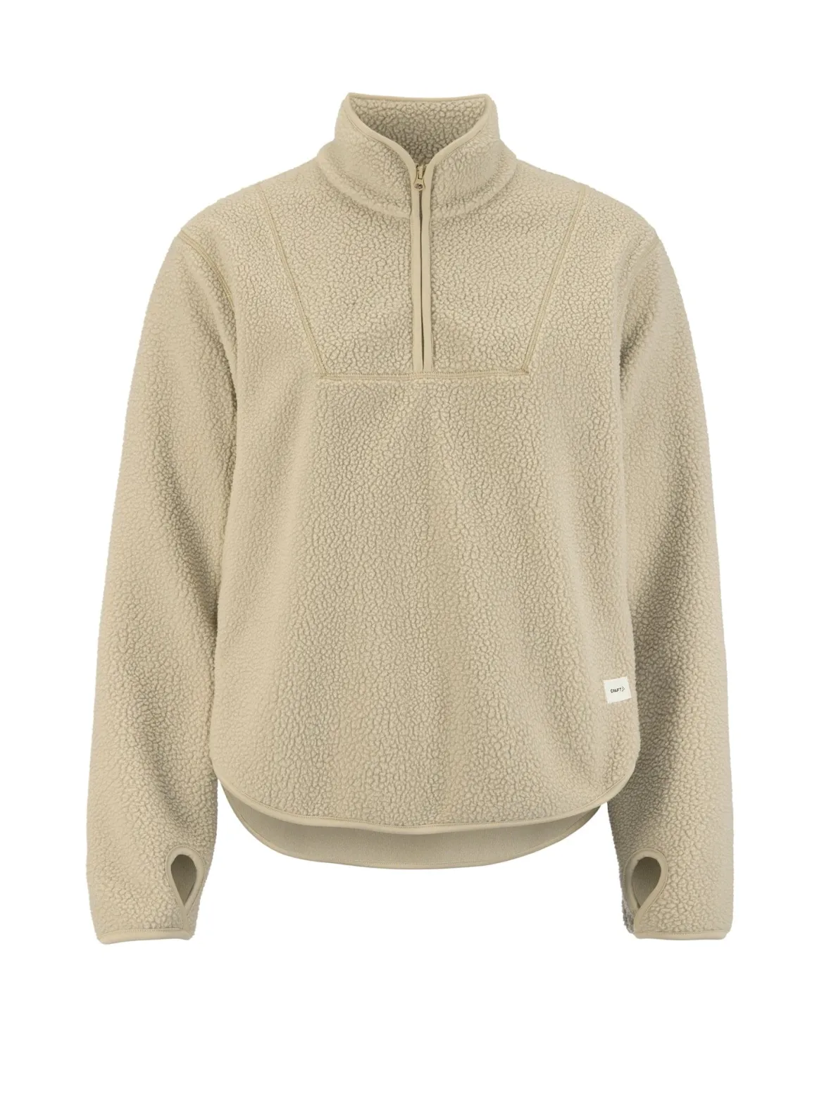 Women's Join Pile Fleece Half-Zip - Hay