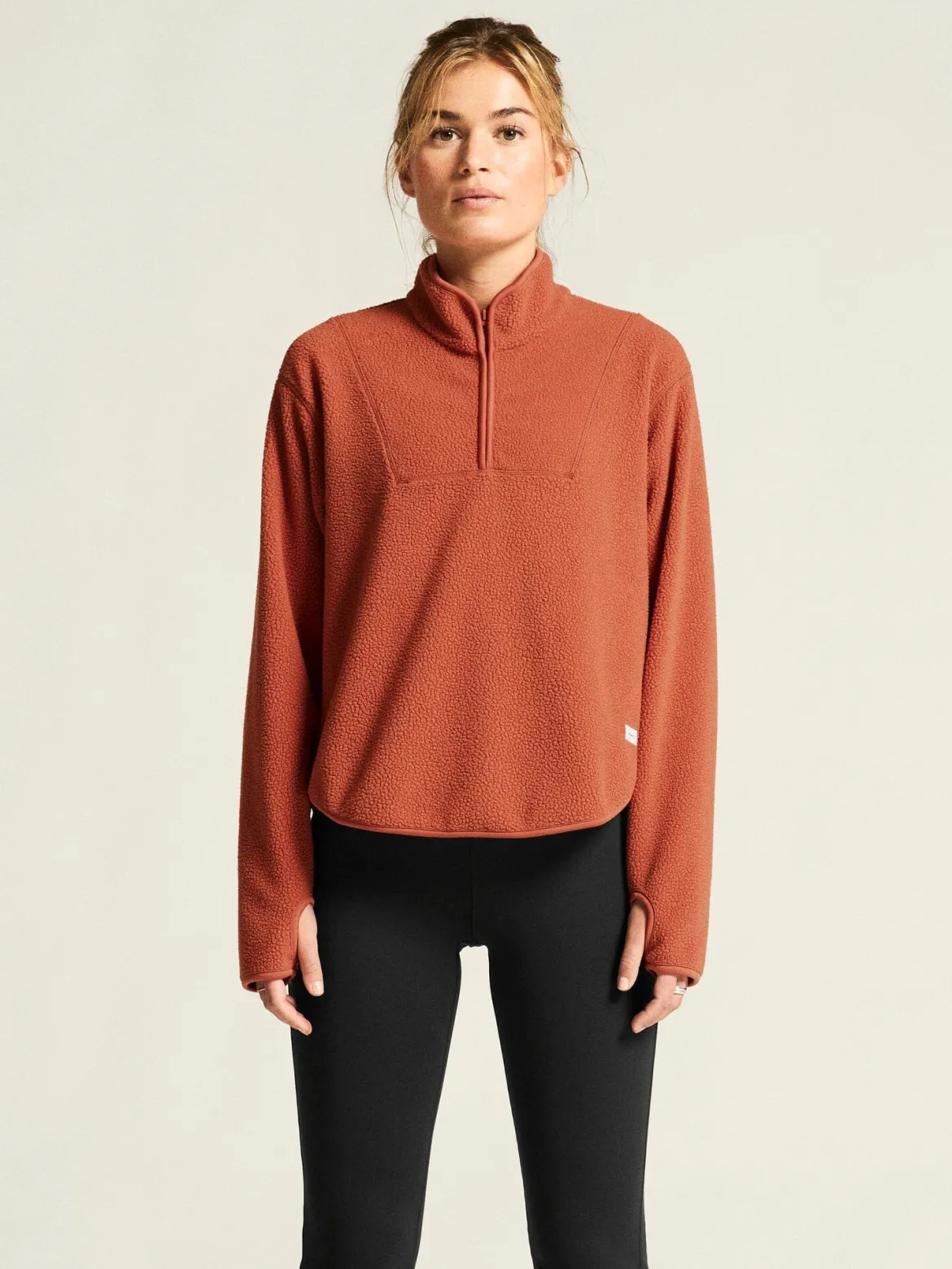 Women's Join Pile Fleece Half-Zip - SEQUOIA