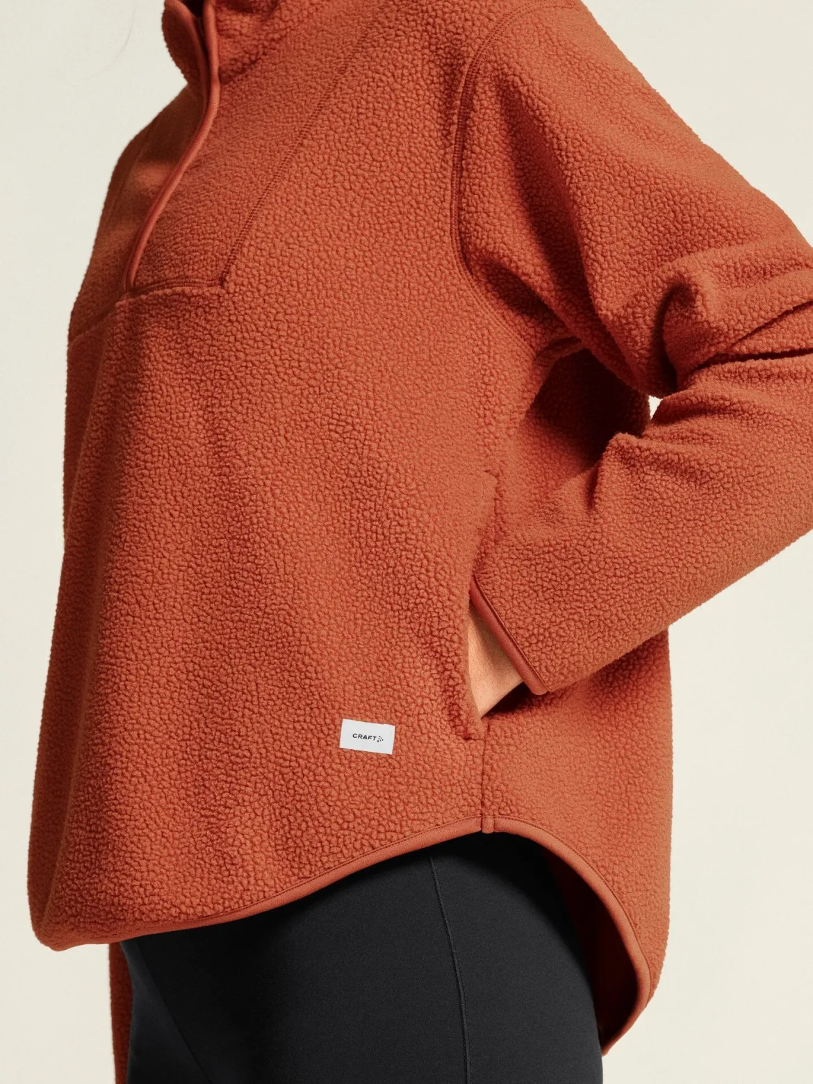 Women's Join Pile Fleece Half-Zip - SEQUOIA
