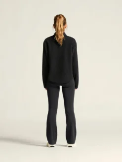 Women's Join Pile Fleece Half-Zip - Black