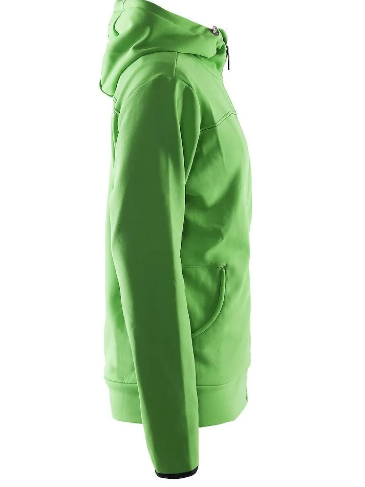 Women's Leisure Full Zip Hood - CRAFT GREEN