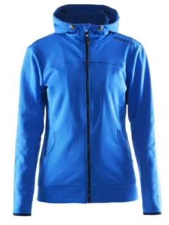 Women's Leisure Full Zip Hood - SWEDEN BLUE