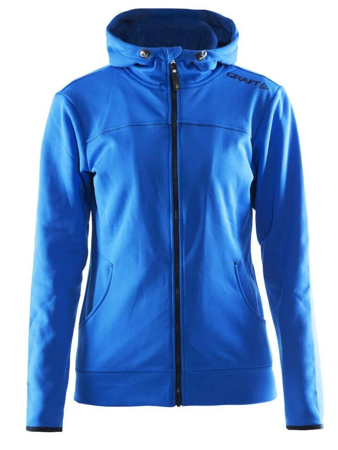Women's Leisure Full Zip Hood - SWEDEN BLUE