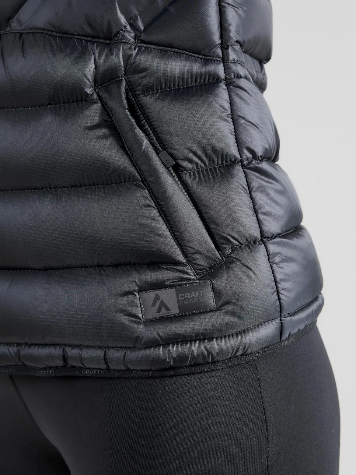 Women's Light Down Jacket - Black