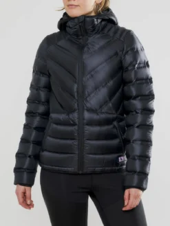 Women's Light Down Jacket - Black