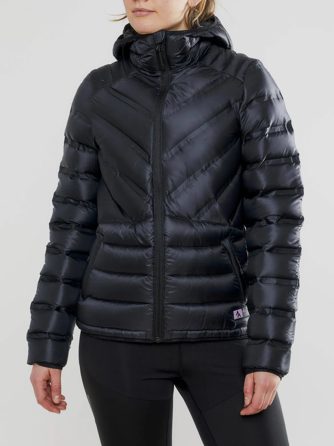 Women's Light Down Jacket - Black