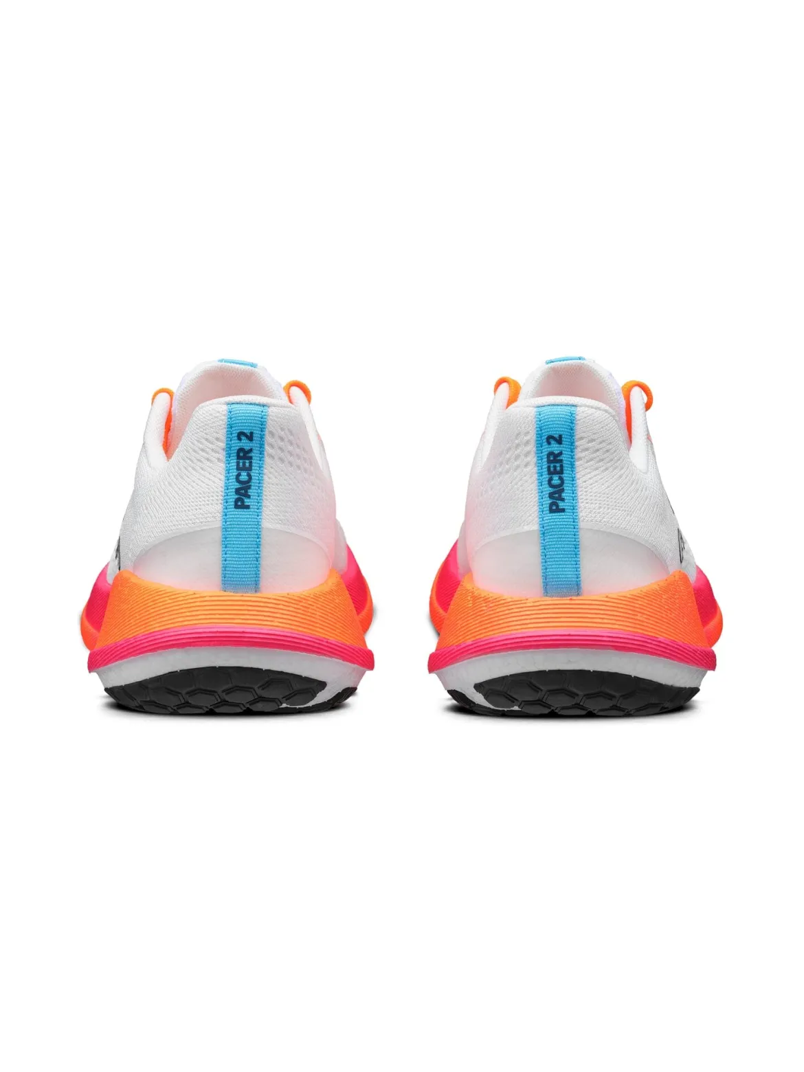 Women's Pacer 2 Running Shoe - WHITE/FLOURANGE