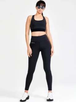 Women's Pro Charge Blocked Training Sport Top - Black
