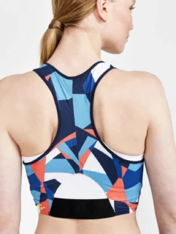 Women's Pro Dazzle Camo Running Top - BLAZE/P DAZZLE CAMO