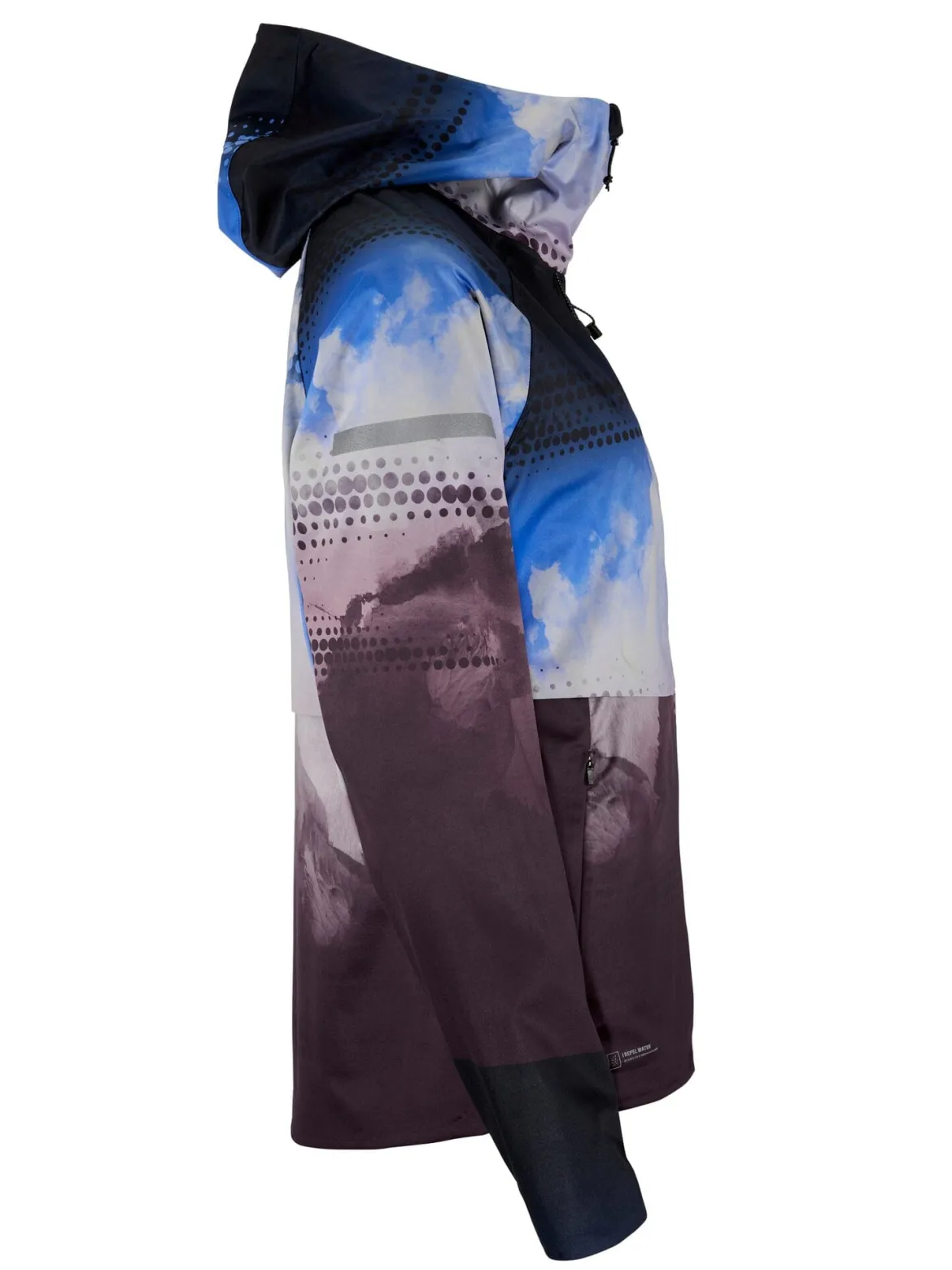 Women's Pro Hydro Jacket 3 - DK PLUM/MULTI