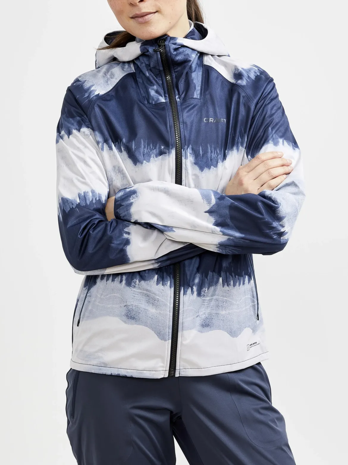 Women's Pro Hydro Running Jacket 2 - MULTI/BLUES