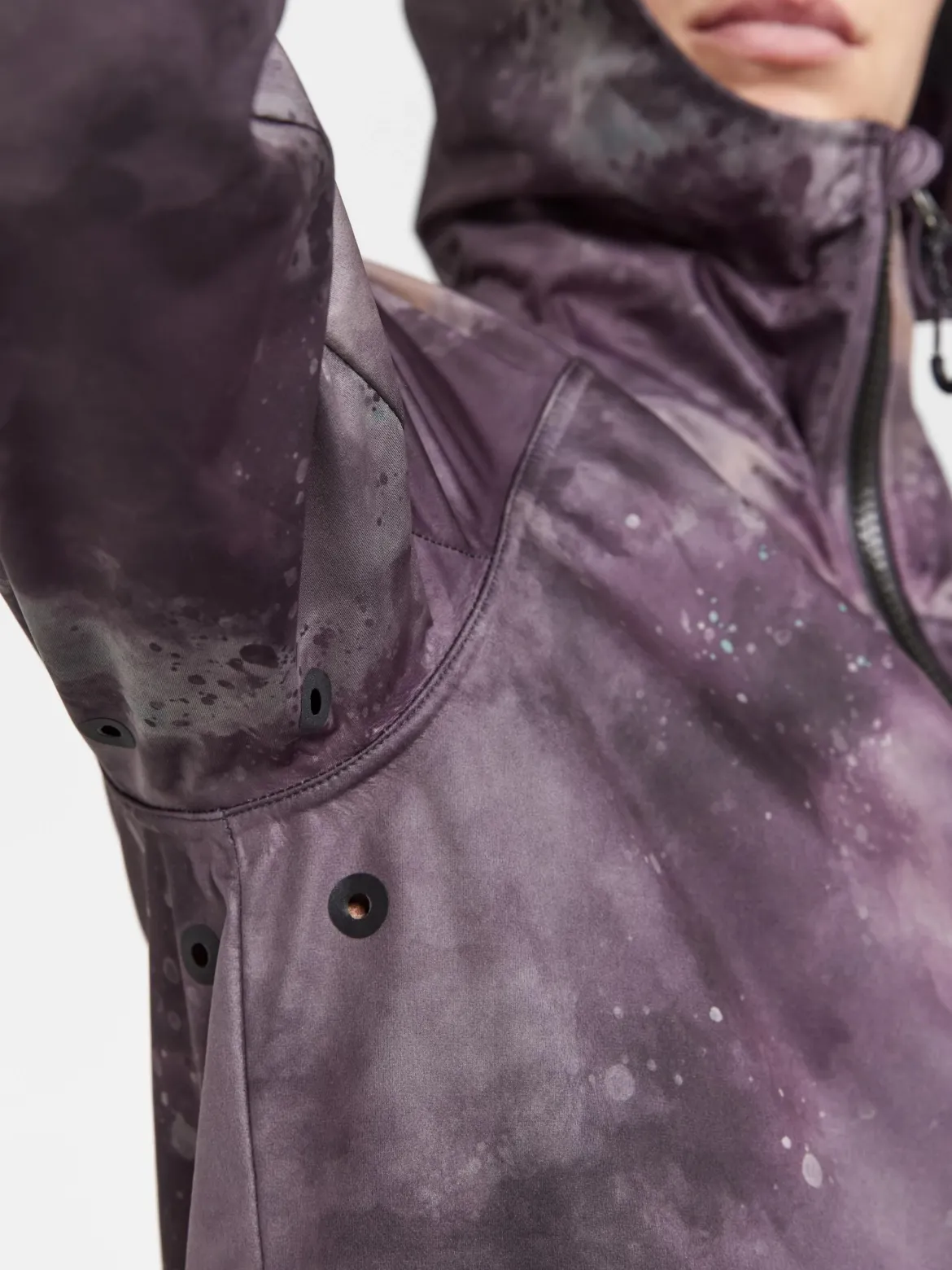 Women's Pro Hydro Running Jacket 2 - MULTI/BLUES