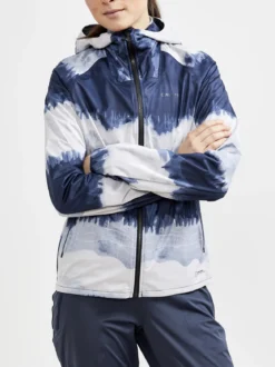 Women's Pro Hydro Running Jacket 2 - MULTI/BLUES