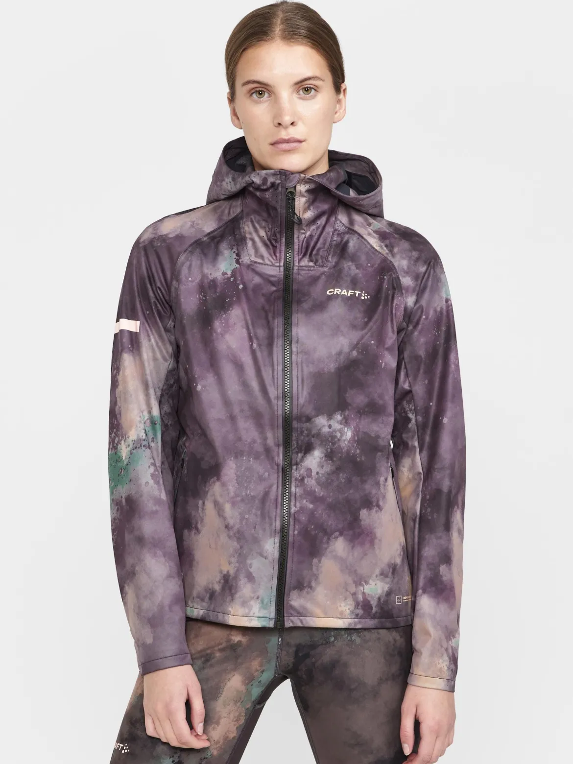 Women's Pro Hydro Running Jacket 2 - MULTI/BLUES