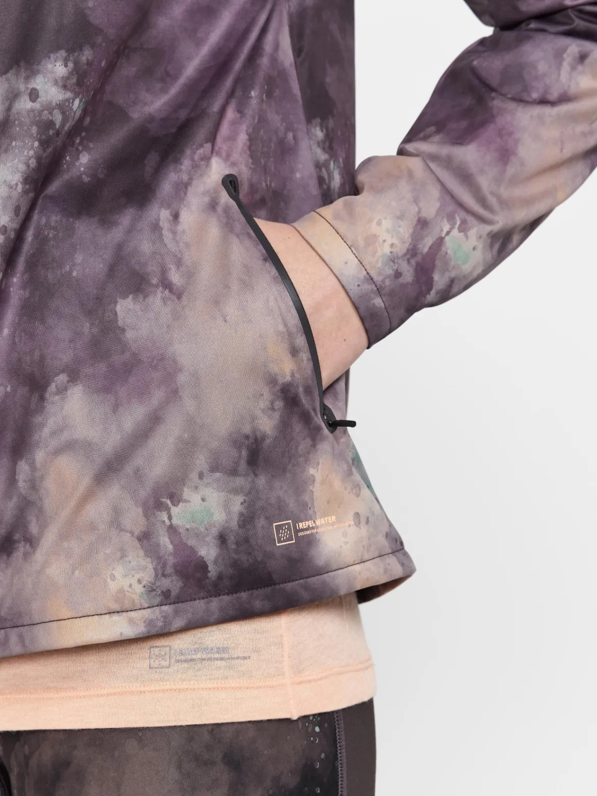 Women's Pro Hydro Running Jacket 2 - BARK-MULTI