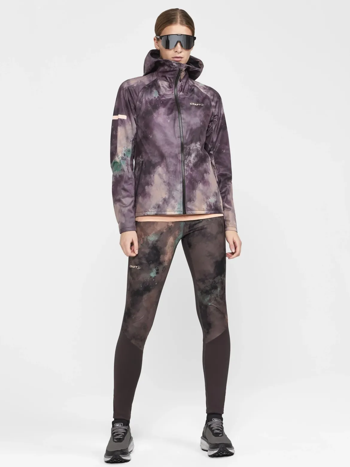 Women's Pro Hydro Running Jacket 2 - BARK-MULTI