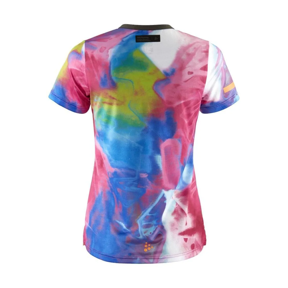 Women's Pro Hypervent Jaquard Running Tee - FUCHSIA/MULTI