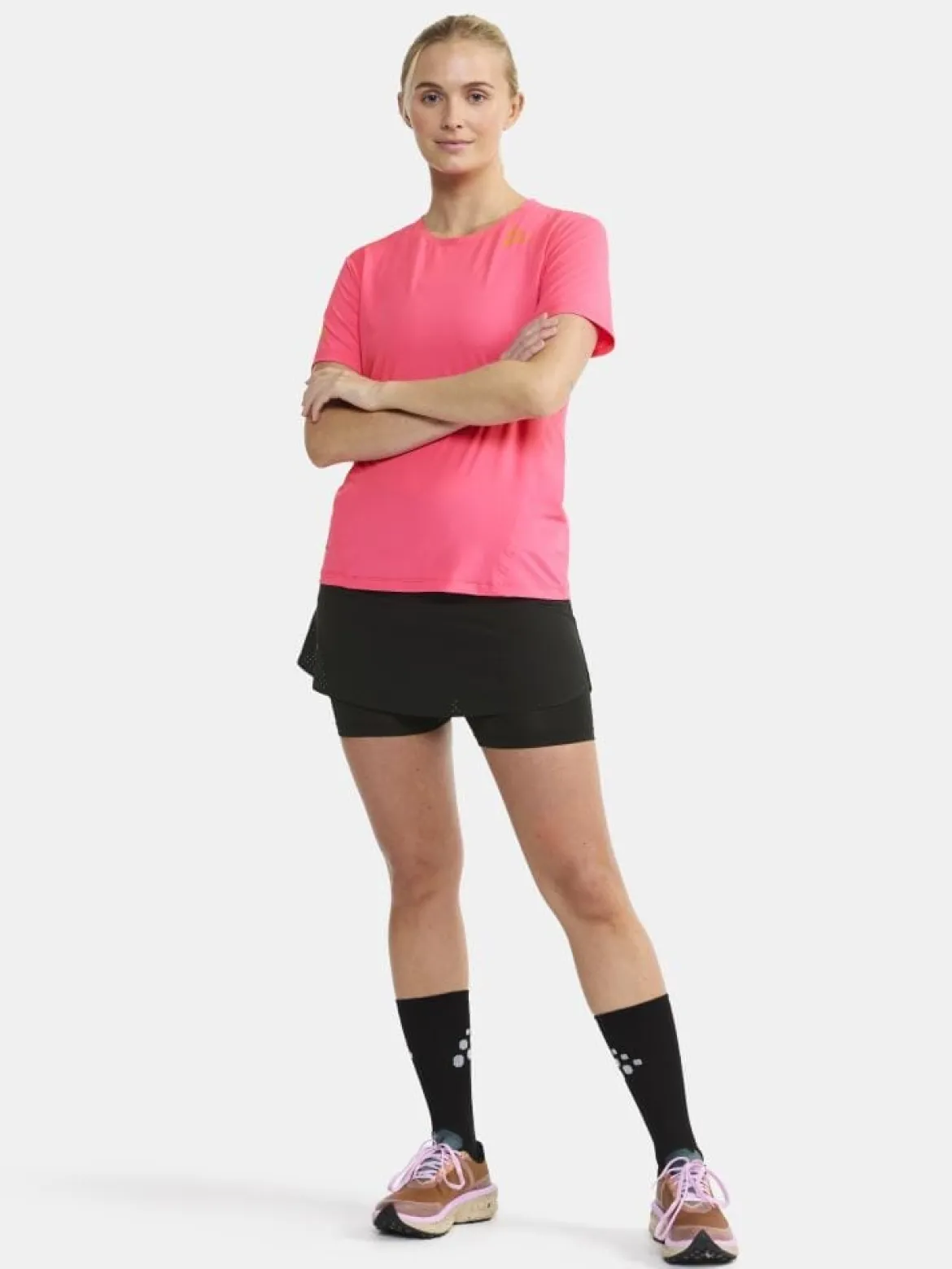 Women's Pro Hypervent Running Tee 2.0 - CLOUD