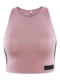 Women's Pro Hypervent Running Cropped Top - DAWN-BLAZE