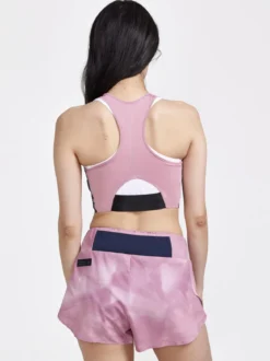 Women's Pro Hypervent Running Cropped Top - DAWN-BLAZE