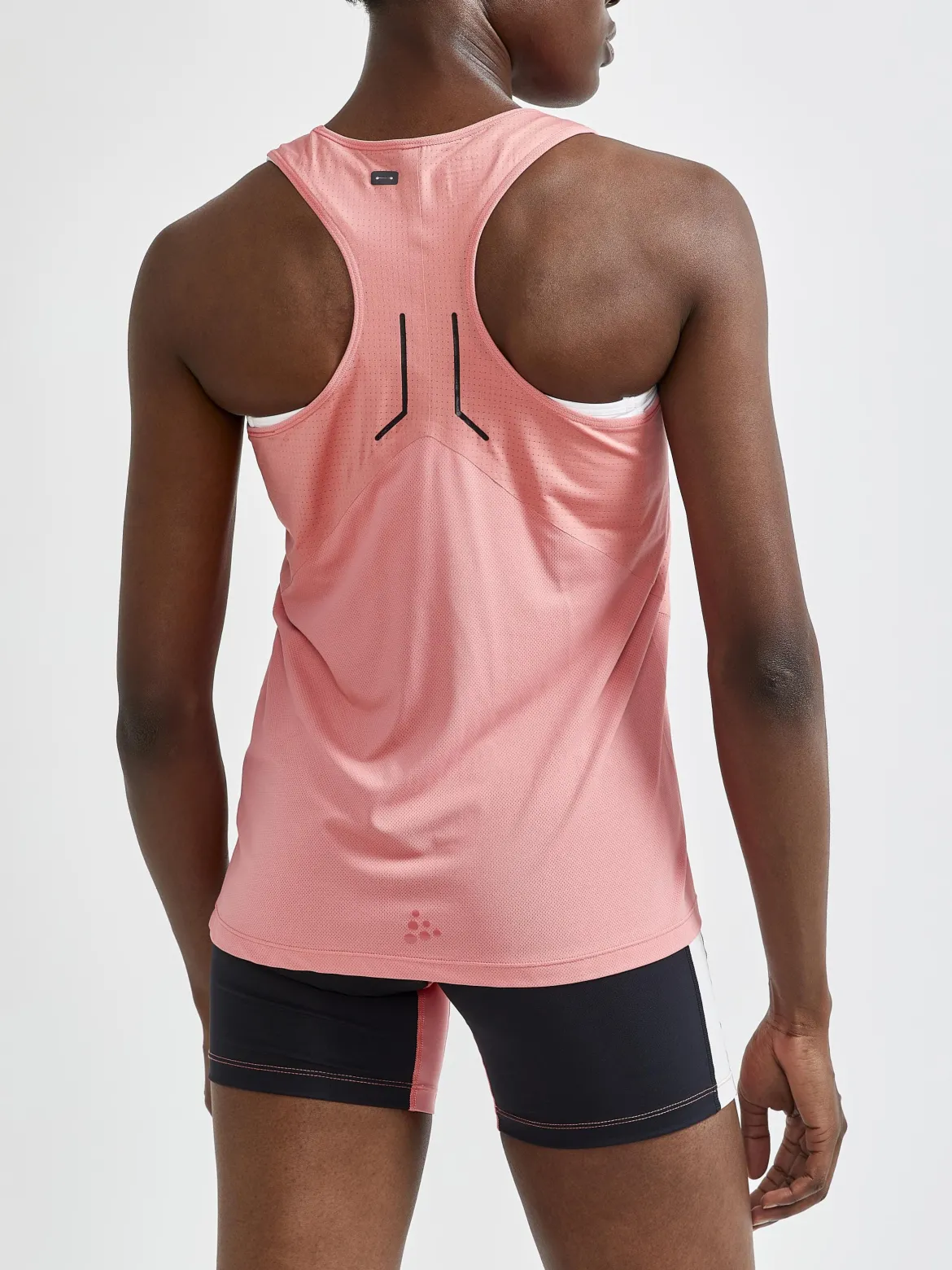 Women's Pro Hypervent Running Singlet - CORAL