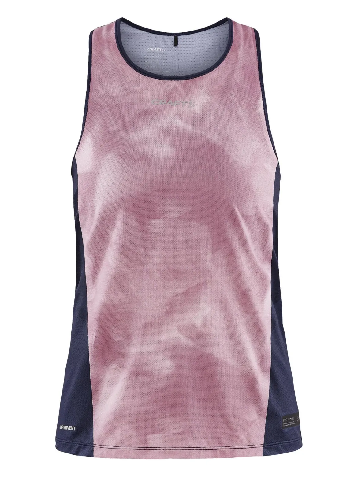 Women's Pro Hypervent Running Singlet - BLAZE/MULTI