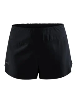 Women's Pro Hypervent Running Split Shorts - Black