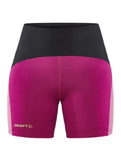 Women's Pro Hypervent Running Short Tights - BLACK-ROXO