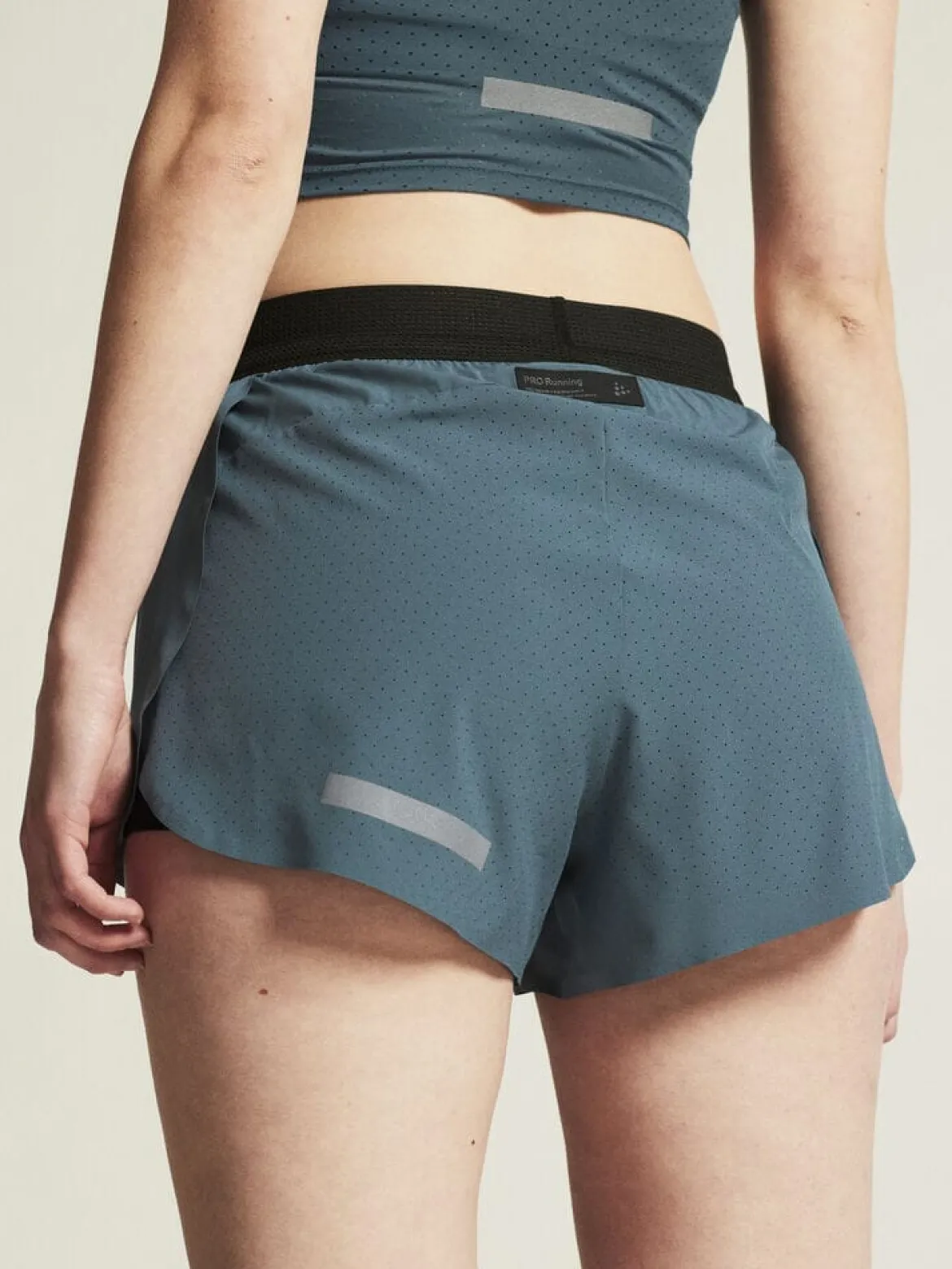 Women's Pro Hypervent Running Split Shorts 2 - ORION