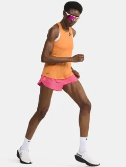 Women's Pro Hypervent Running Split Shorts 2 - FUCHSIA
