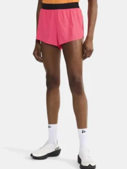 Women's Pro Hypervent Running Split Shorts 2 - FUCHSIA