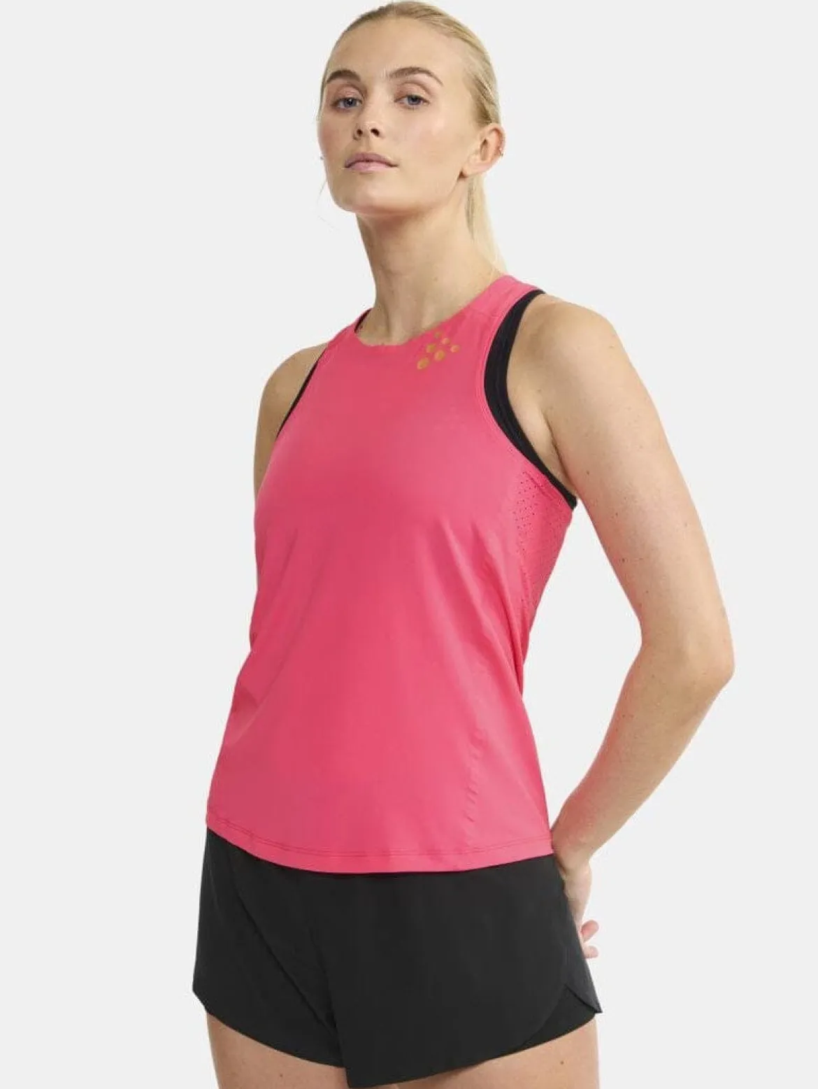 Women's Pro Hypervent Runnning Singlet 2 - FUCHSIA