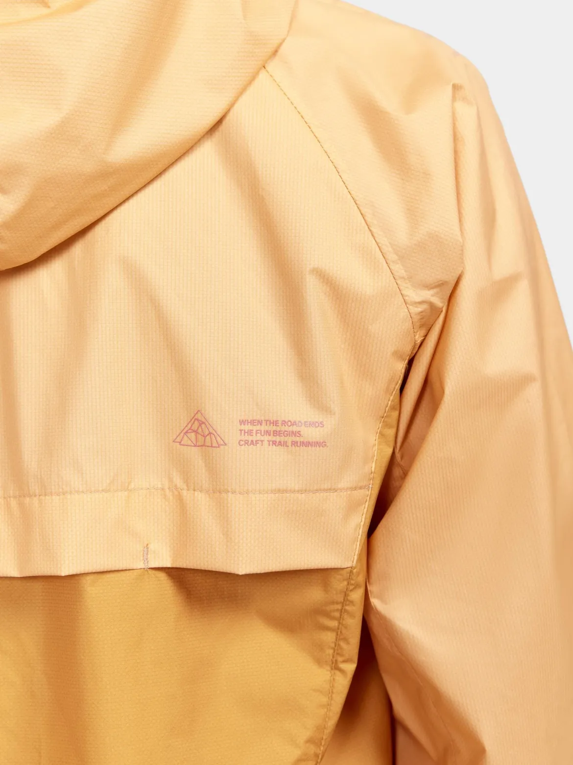 Women's Pro Trail Running Light Weight Jacket - PEACH-DESERT
