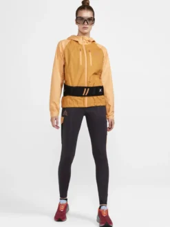 Women's Pro Trail Running Light Weight Jacket - Black