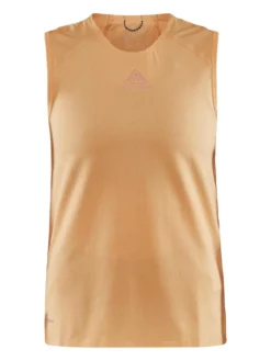 Women's Pro Trail Running Singlet - PEACH