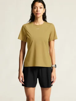 Women's Pro Trail Short Sleeve Tee 2 - KHAKI