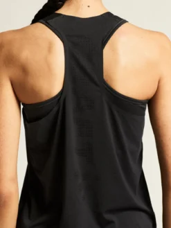 Women's Race Day Singlet 2 - Black