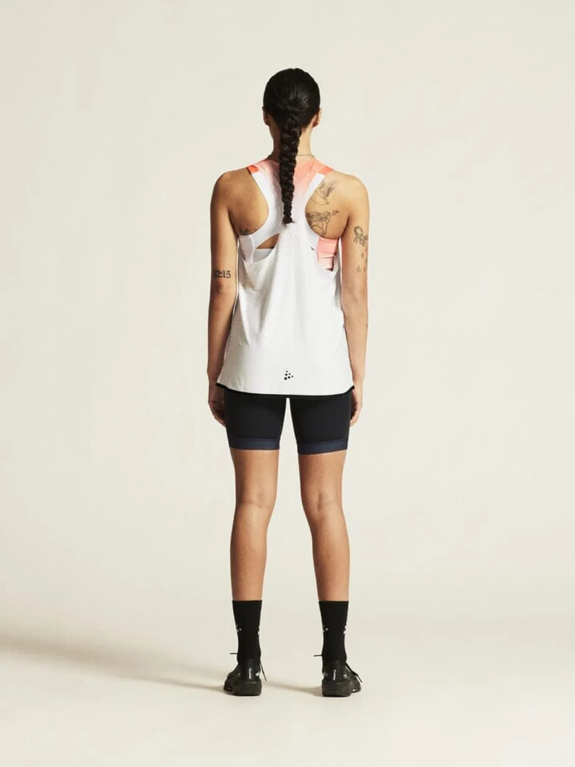 Women's Race Day Singlet - White/Multi