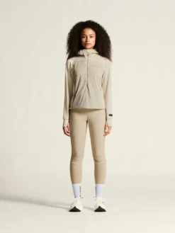 Women's SubZ Light Hood Sweater - Plaster