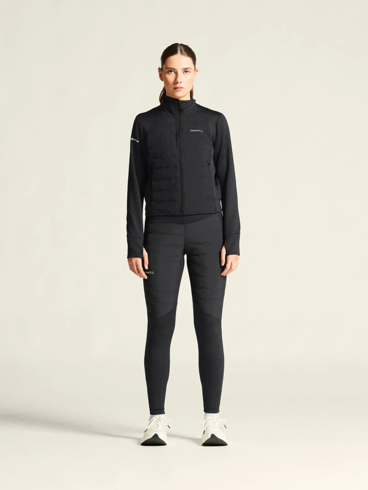 Women's SubZ Running Jacket 4 - Black