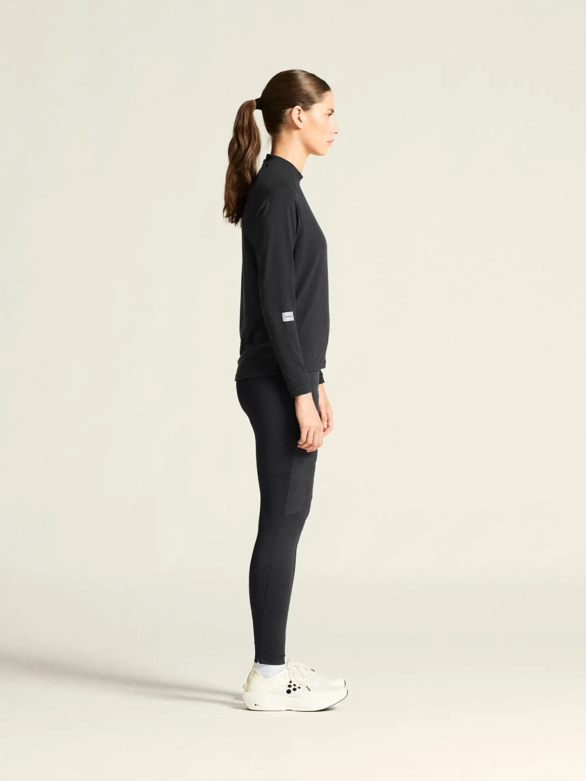 Women's SubZ Running Tights 4 - Black