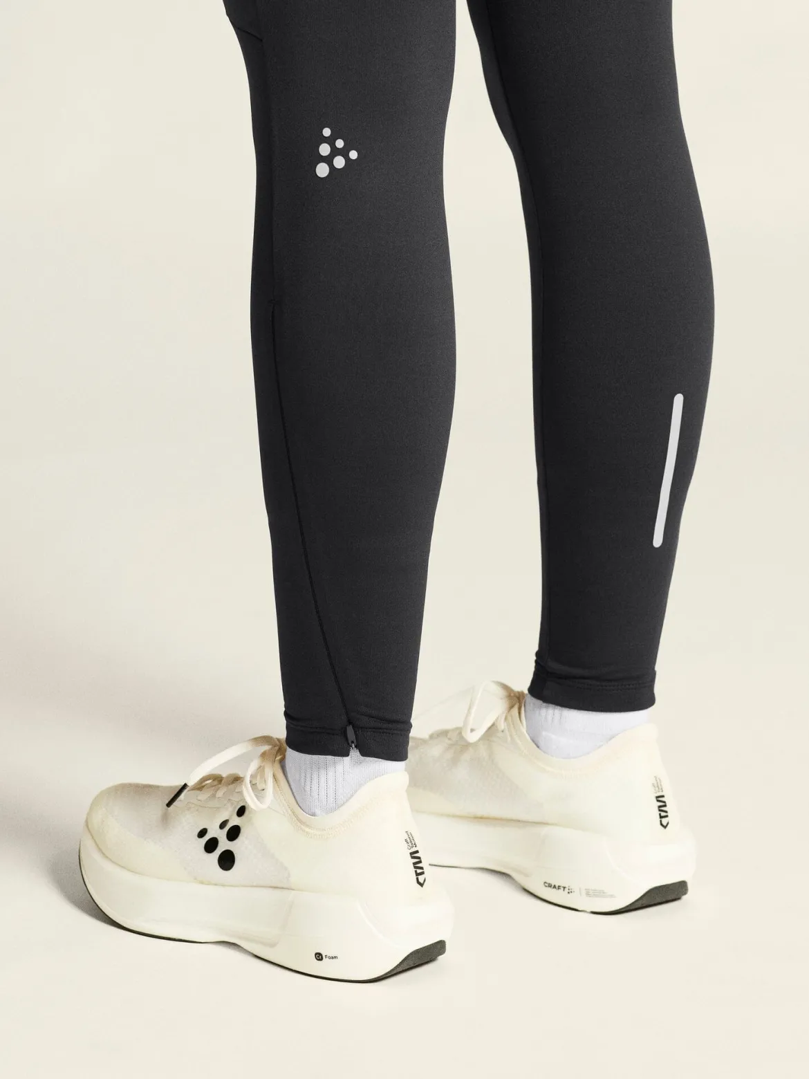 Women's SubZ Running Tights 4 - Black
