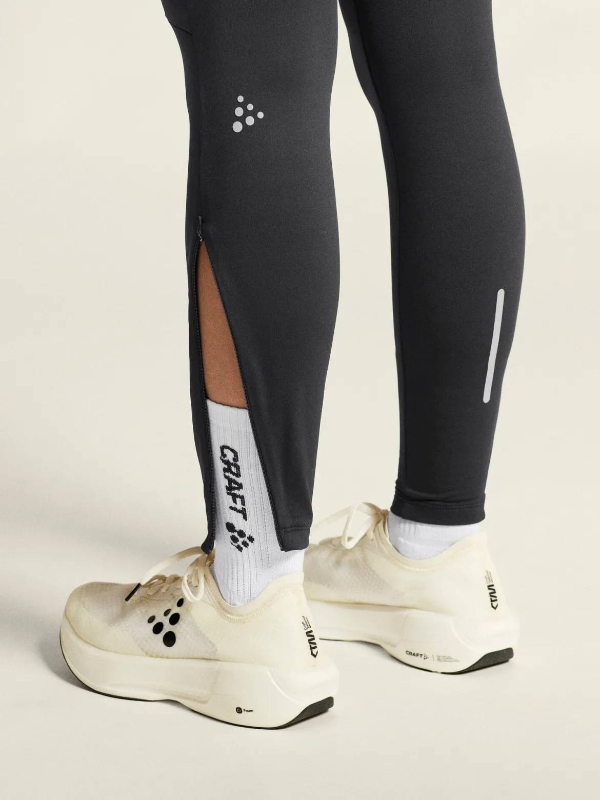 Women's SubZ Running Tights 4 - Black