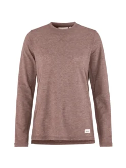 Women's Thermal Mesh CN - FLINT MELANGE