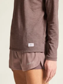 Women's Thermal Mesh CN - FLINT MELANGE