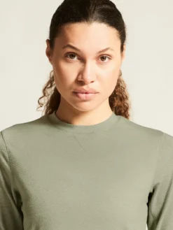 Women's Thermal Mesh CN - PIGEON MELANGE