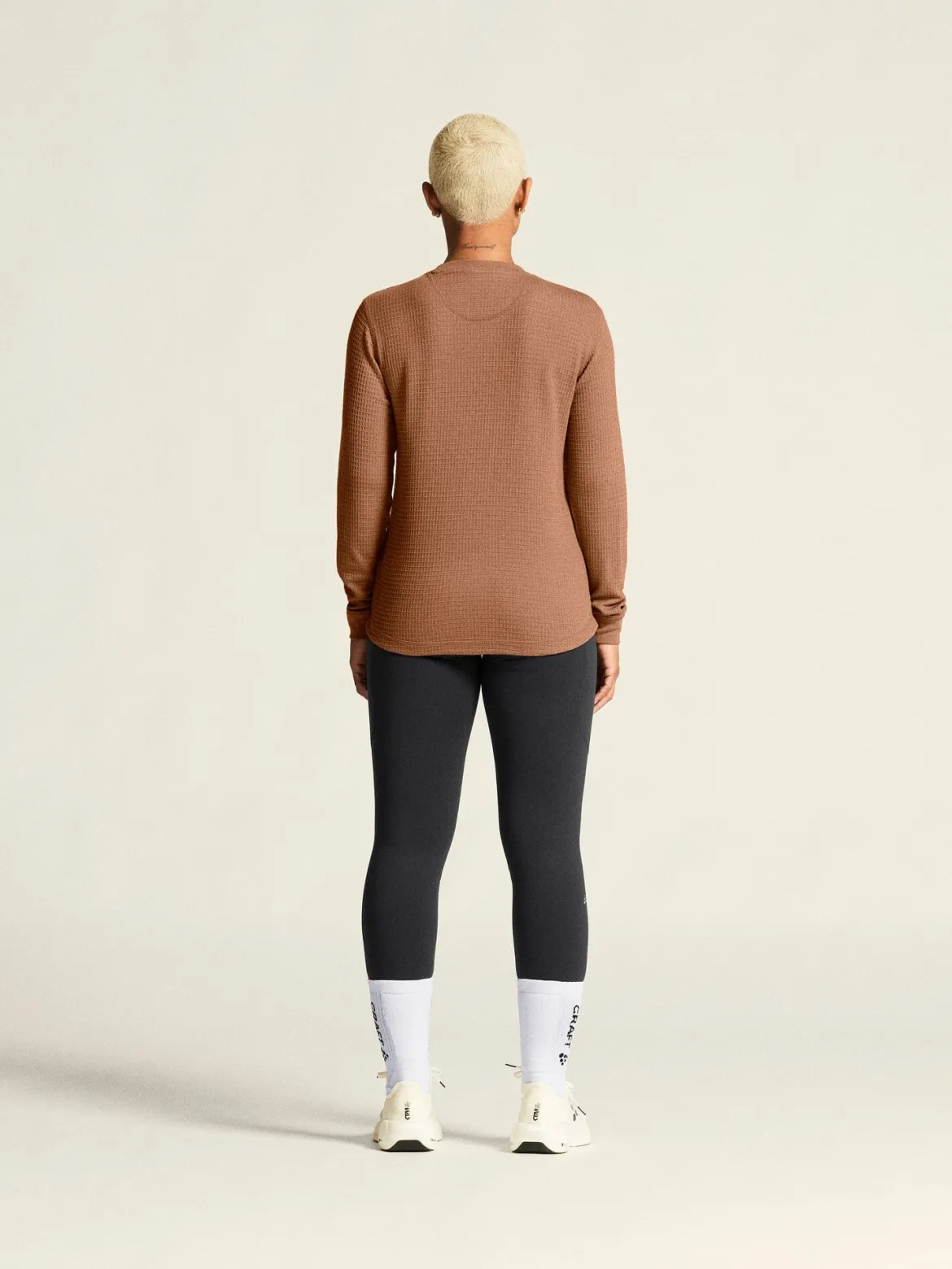 Women's Wool Waffle RN - CLOVE